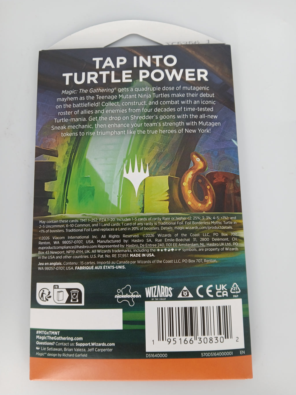 Magic: The Gathering x Teenage Mutant Ninja Turtles Sleeved Play Booster Pack